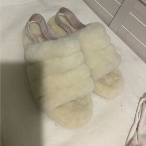 Women fluffy yeah slide